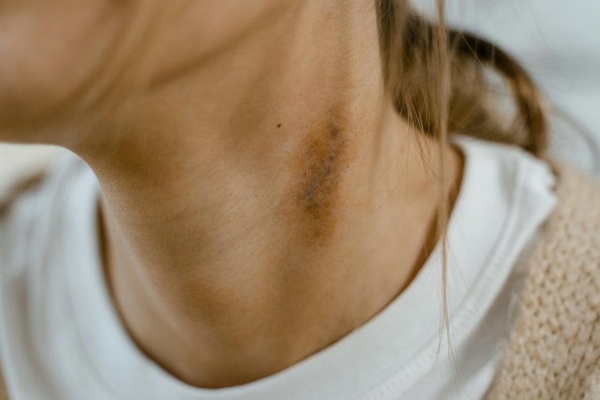 tan removal techniques for neck