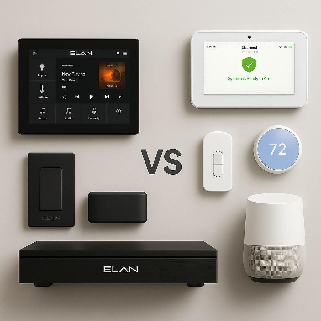 Comparisons Between Elan Smart Home and Other Brands